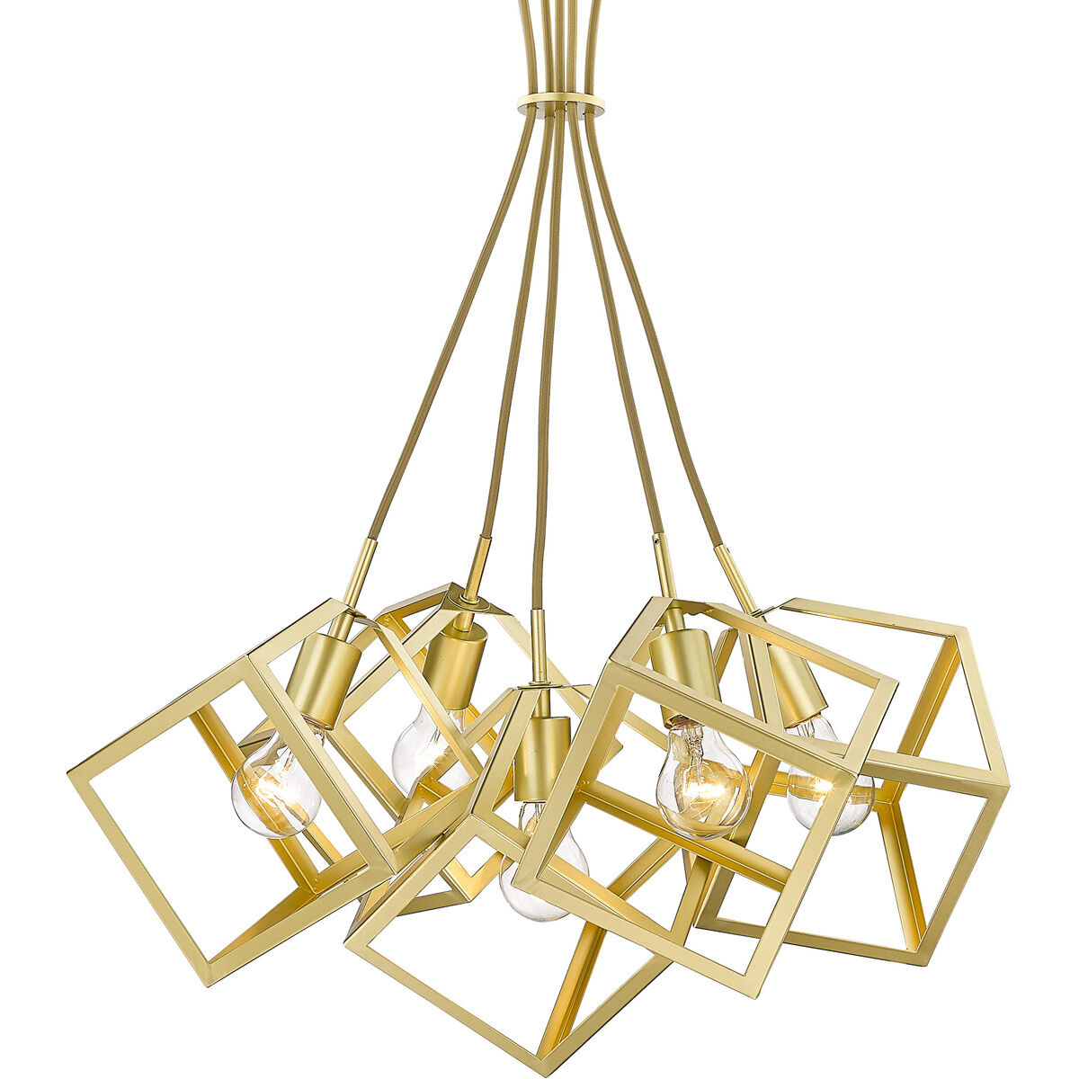 Geometric gold ceiling light online